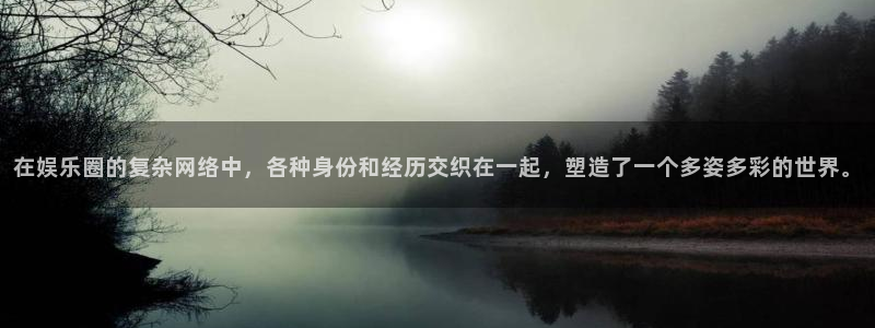壹号娱乐3登录：在娱乐圈的复杂网络中，各种身份和经历交织在一起，塑造了一个多姿多