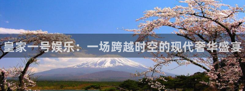 壹号娱乐2官网：皇家一号娱乐：一场跨越时空的现代奢华盛宴